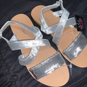 Silver Sandals